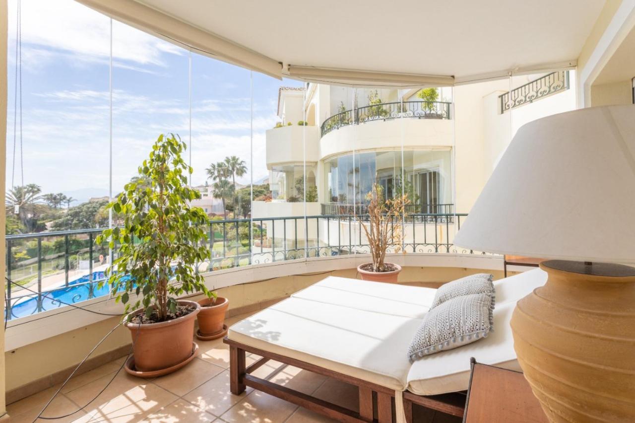 Homeforguest Front Line Beach Apartment In Hacienda Playa มาร์เบยา ภายนอก รูปภาพ